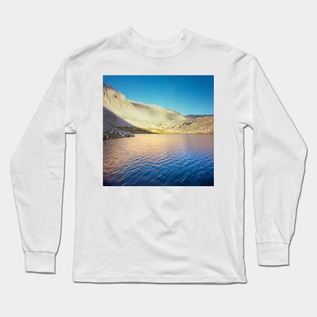 View of Guitar lake from Whitney trail. Shoot on film. Long Sleeve T-Shirt by va103